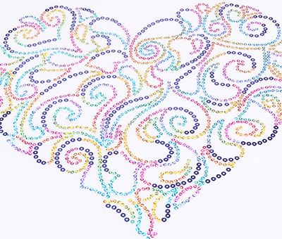 Multicolor heat transfer sticker